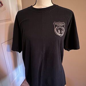 EUC Men's black AMPWDA tshirt size Large
